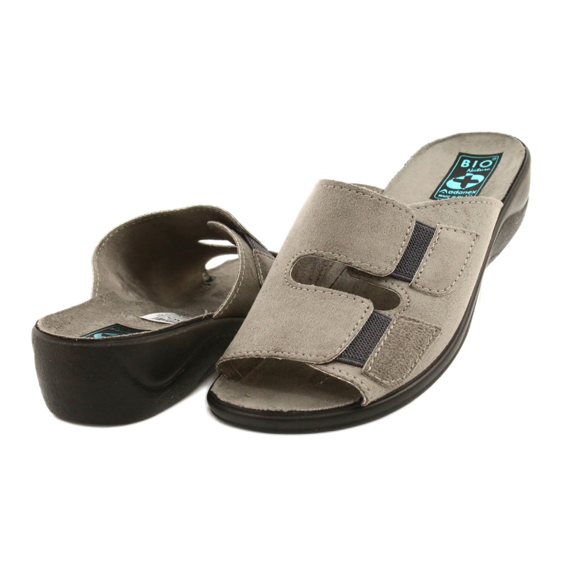 Adanex Women's BIO Nature 26025 slippers grey 2 Adanex Women's BIO Nature 26025 slippers grey 2