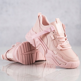 SHELOVET Pink Sneakers 1