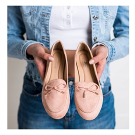 Abloom Suede Lords With A Bow pink 1