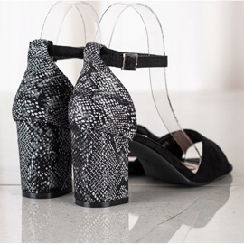 Stylish Sergio Leone sandals black 4