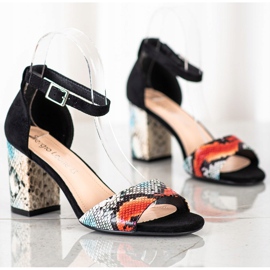 Stylish Sandals Sergio Leone black 2