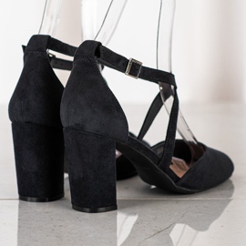 Pumps With Buckle Sergio Leone black 1