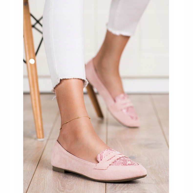 Small Swan Powder Lords Snake Print pink 1