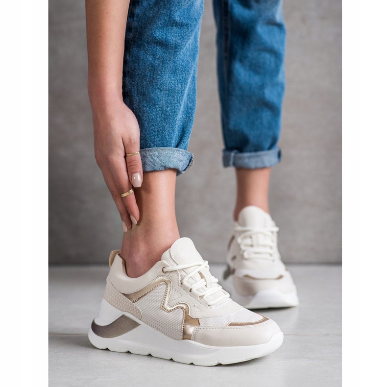 Weide Comfortable Stylish Sneakers beige 2