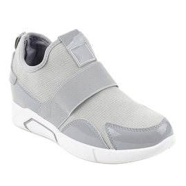 Gray women's sports shoes X-9761 grey 1