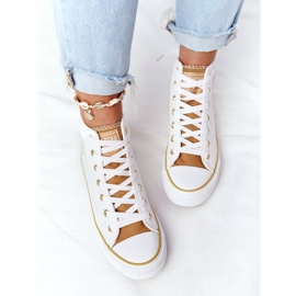 Women's High Sneakers Big Star HH274450 White beige 1 Women's High Sneakers Big Star HH274450 White beige 1
