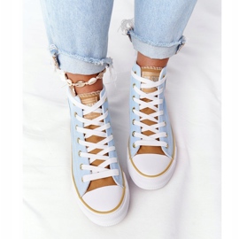 Women's High Sneakers Big Star HH274449 Blue 2 Women's High Sneakers Big Star HH274449 Blue 2