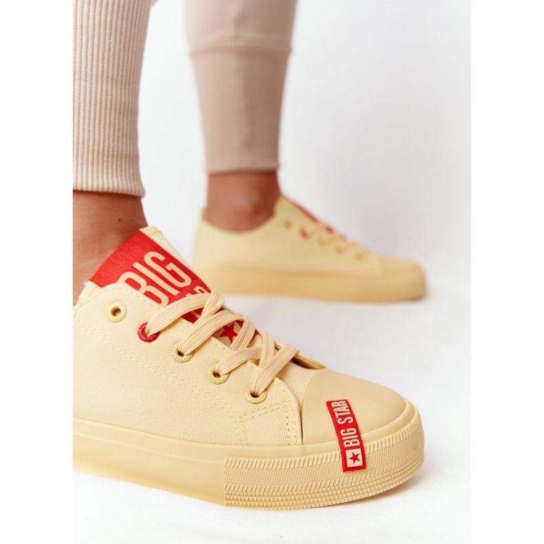 Women's Sneakers Big Star HH274680 Yellow 2
