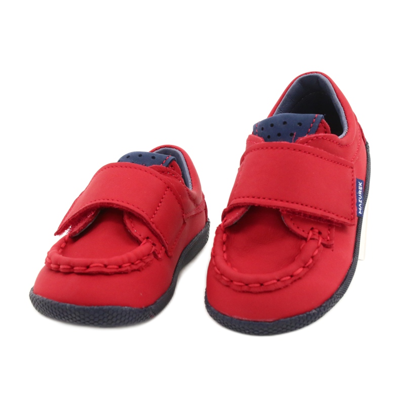Mazurek Red leather boys moccasins 113 1 Mazurek Red leather boys moccasins 113 1