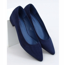 Low-heeled shoes, navy blue CL70P Blue 1