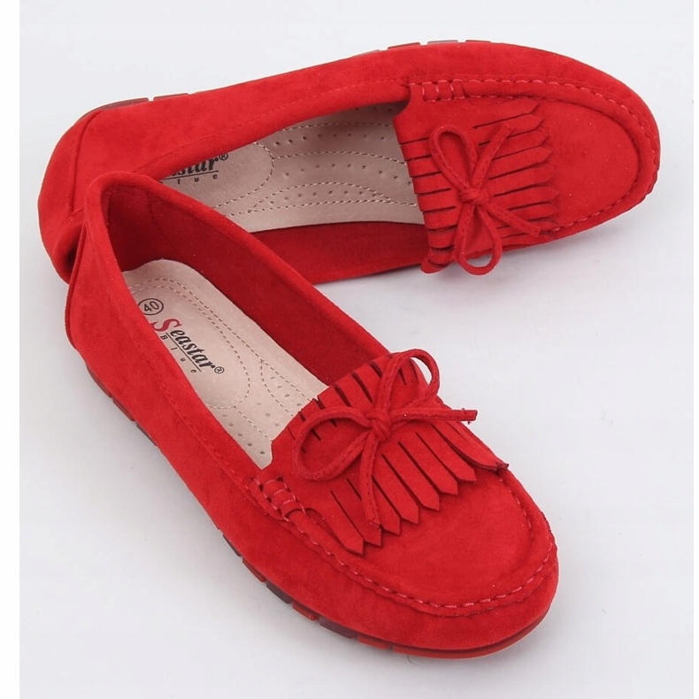 Red Women's loafers red GS11P Red 1