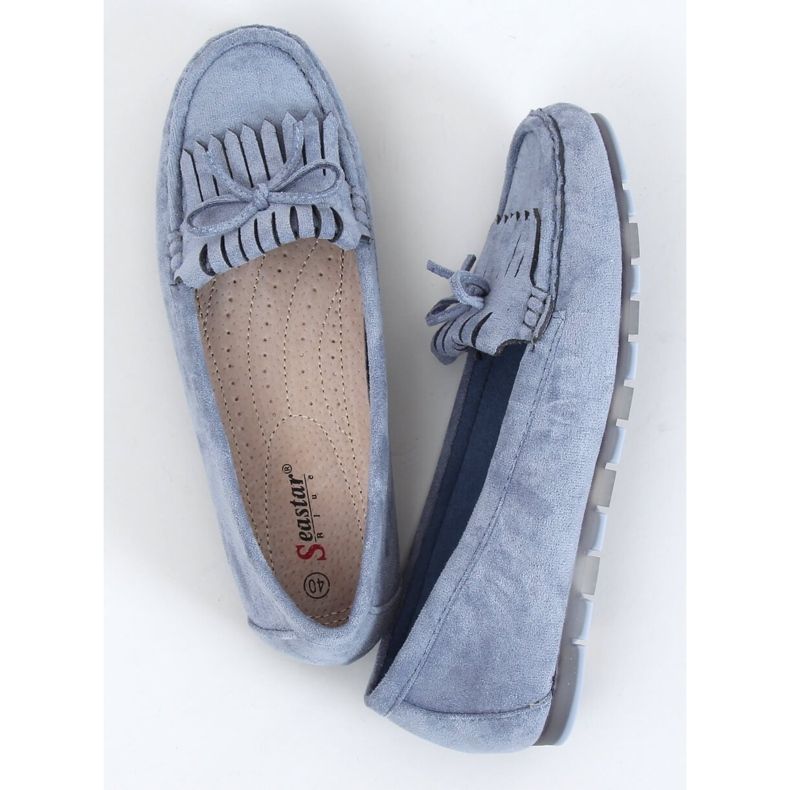 Blue Women's loafers GS11P Blue 1