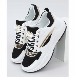 Black and white sports shoes 9795 Black golden 1 Black and white sports shoes 9795 Black golden 1