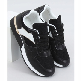Black VL134P Black sports shoes 1