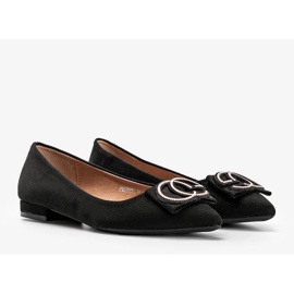Black flat ballerinas from Lisbeth 1