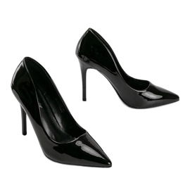 Black lacquered heels from Angela 1