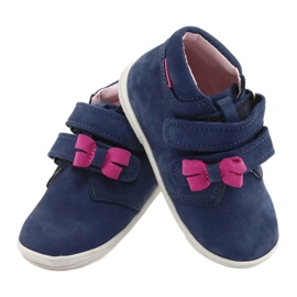 Mazurek Girls' boots with a 341 navy-pink bow blue 3 Mazurek Girls' boots with a 341 navy-pink bow blue 3
