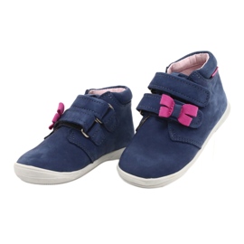 Mazurek Girls' boots with a 341 navy-pink bow blue 1 Mazurek Girls' boots with a 341 navy-pink bow blue 1