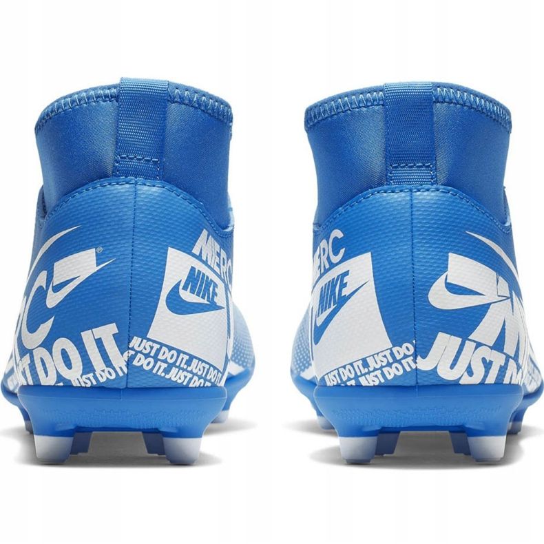 Nike Mercurial Superfly 7 Club FG / MG Jr AT8150-414 football shoes blue 6