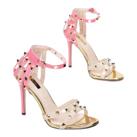 Vices 1420-14A Beige Fushia 36 41 pink 1