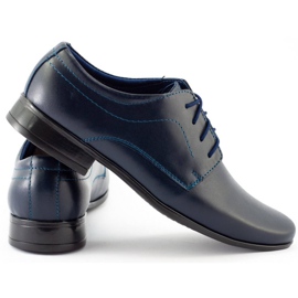 Lukas Children's formal communion shoes J1 navy blue 1