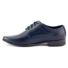 Lukas Children's formal communion shoes J1 navy blue 3