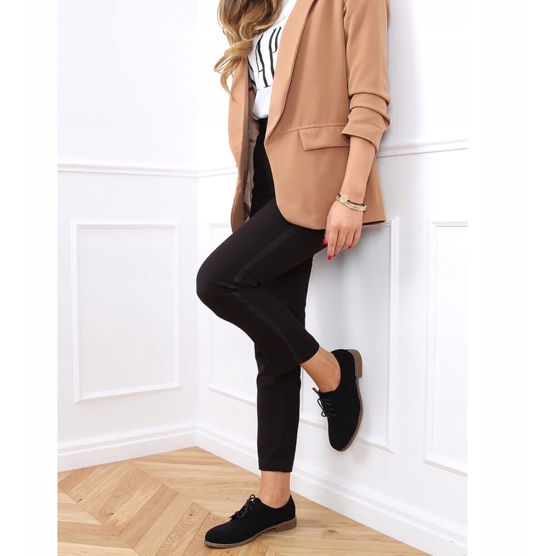 Black laced loafers G325 Black 2