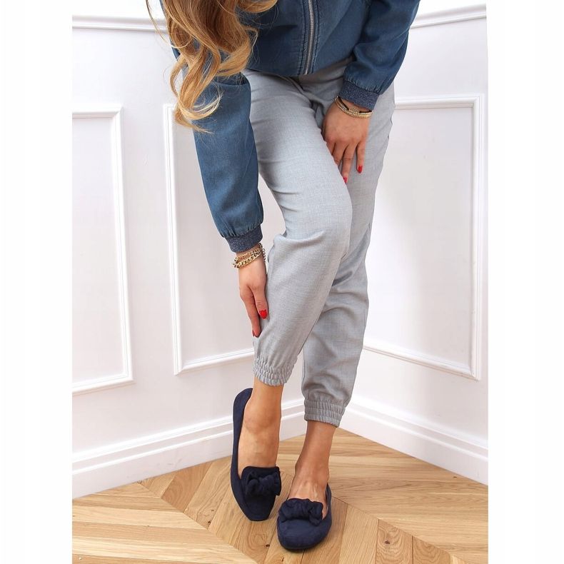 Navy blue loafers for women 9086 Blue 1 Navy blue loafers for women 9086 Blue 1