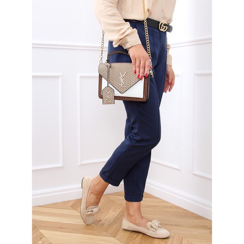 Ladies' beige loafers 9086 Beige 2