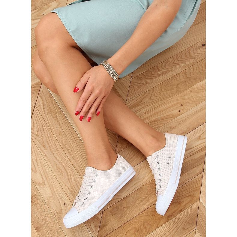 Women's beige and pink sneakers C949 Nude Color 2 Women's beige and pink sneakers C949 Nude Color 2