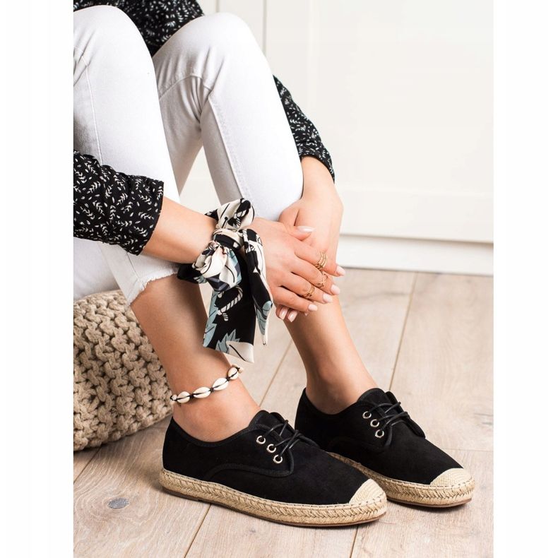 Cm Paris Black Espadrilles 1