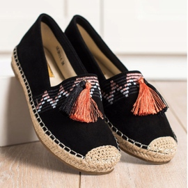 Best Shoes Fashionable Espadrilles With Ornaments black 2 Best Shoes Fashionable Espadrilles With Ornaments black 2
