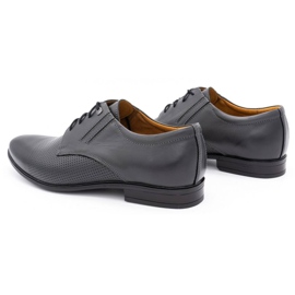 Olivier Men's leather shoes 482 gray grey 4 Olivier Men's leather shoes 482 gray grey 4