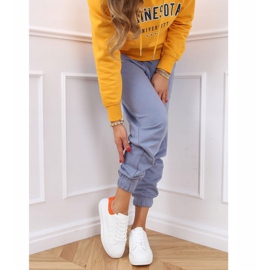 Women's white and orange sneakers A88-63 Orange 2