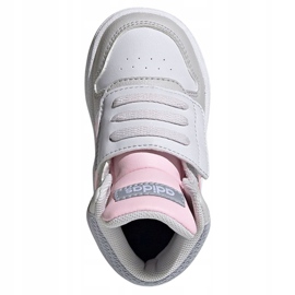 Adidas Hoops Mid 2.0 I Jr FY9290 shoes pink grey 2