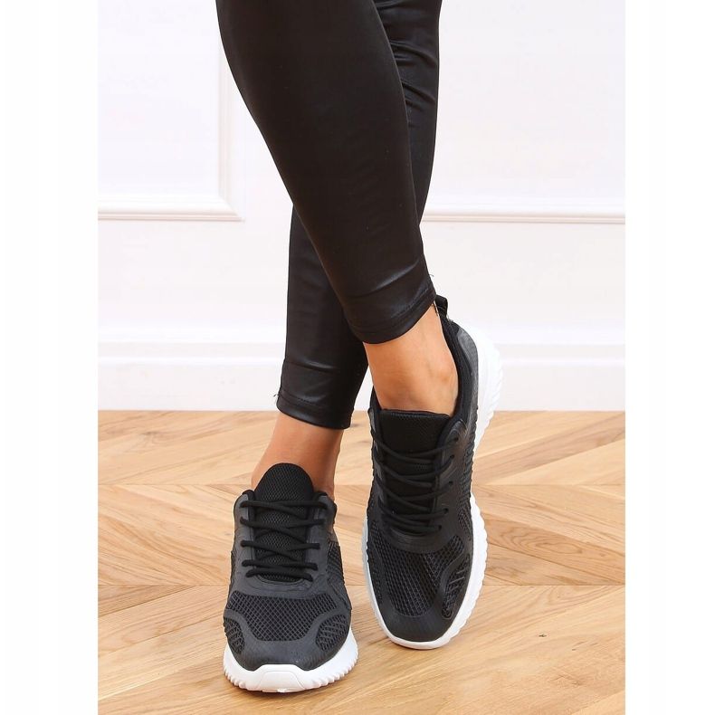 Black KK-219 Black sports shoes 2 Black KK-219 Black sports shoes 2