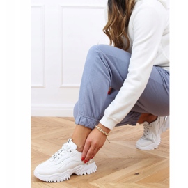 White 9931 White sports shoes 1