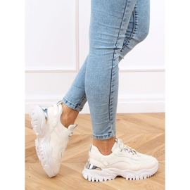 Beige 9931 Beige sports shoes 2