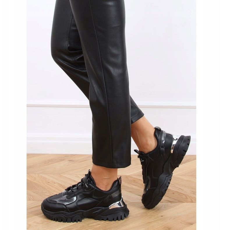 Black 9931 Black sports shoes 1