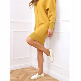Sneakers slip-on white AA620 Yellow 1