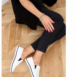 Sneakers slip-on white AA620 Navy 1