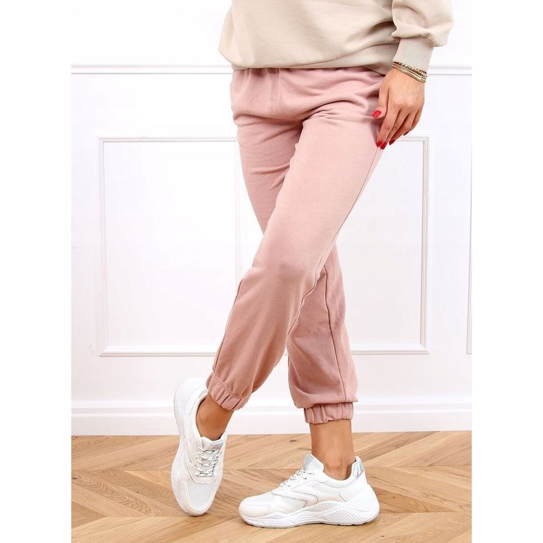 White GB-003 White sports shoes 1