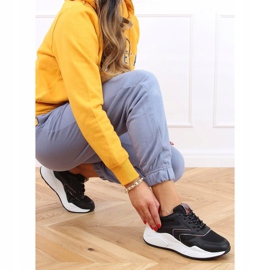 Black GB-003 Black sports shoes 1