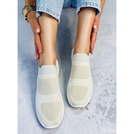 Beige sports socks G-362 Beige shoes 1 Beige sports socks G-362 Beige shoes 1