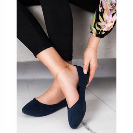 Classic VINCEZA ballerinas navy blue 1