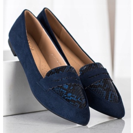 Small Swan Navy Lordsy Snake Print navy blue 2