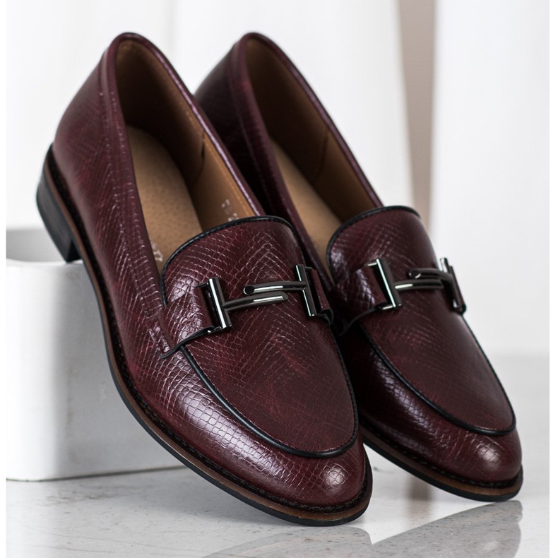 Snake Print Sergio Leone Shoes red 2