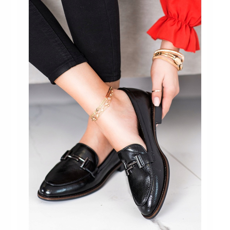 Snake Print Sergio Leone Shoes black 1