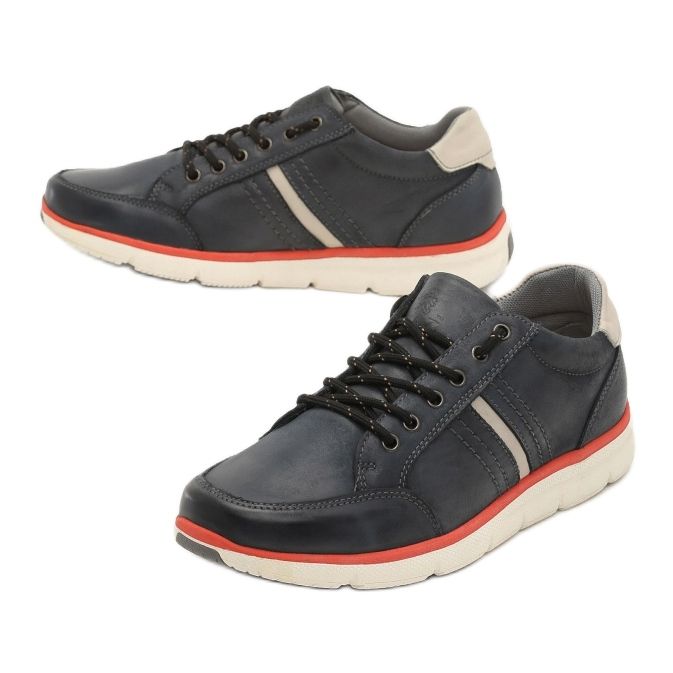 Casual men's shoes Vices SD63-13 Navy 41 46 beige navy blue blue 2
