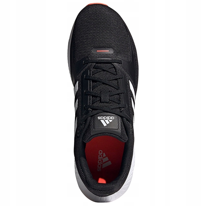Adidas Runfalcon 2.0 men's shoes black-white-orange FZ2803 1 Adidas Runfalcon 2.0 men's shoes black-white-orange FZ2803 1